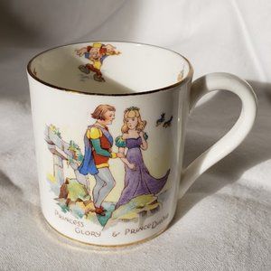 HAMMERSLEY & CO. Vintage Child China Tea Cup Princess Glory Gabby Town Crier